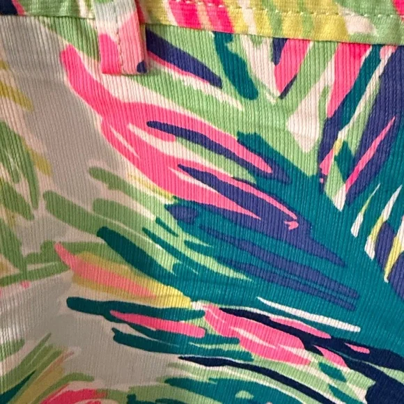 Lilly Pulitzer Callahan Shorts Island Time Tropical Resort Vacation Size 4 - Picture 4 of 6